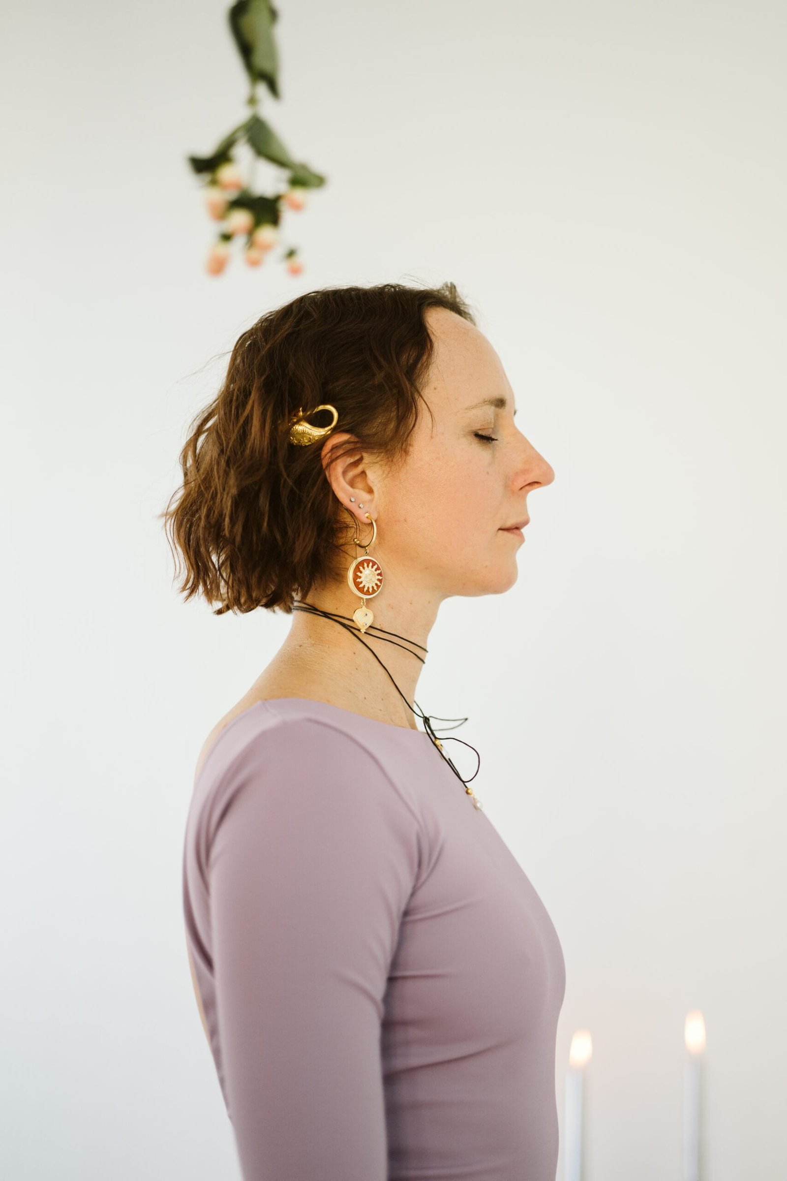 Rirri durante una pratica di meditazione